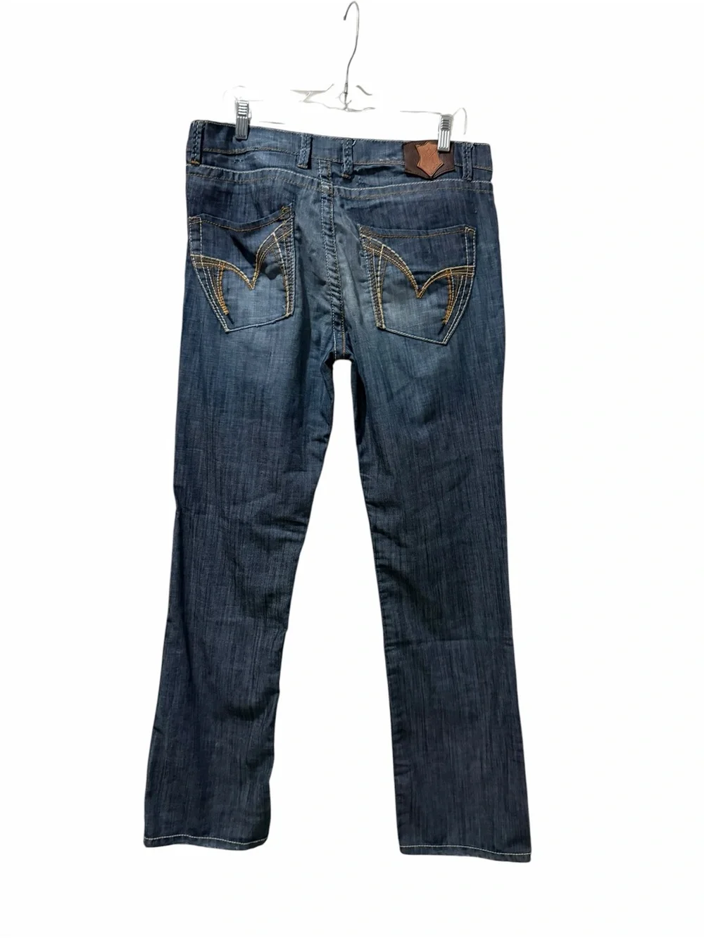 Monarchy Men’s 34/30 Vintage Y2K Straight Leg Relaxed Denim Jeans 100% Cotton 13